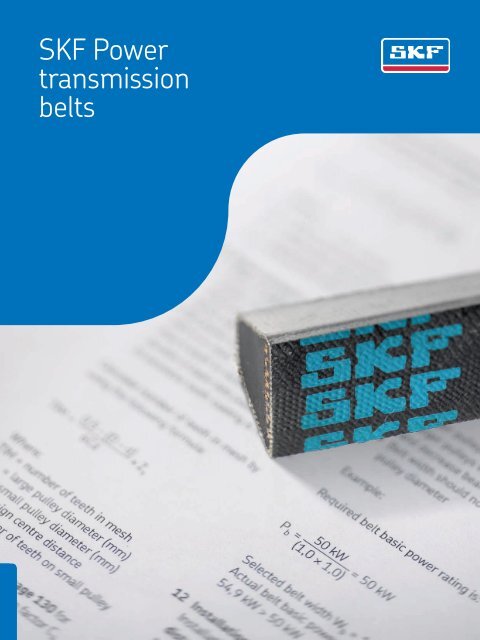 SKF Power Transmission Belts